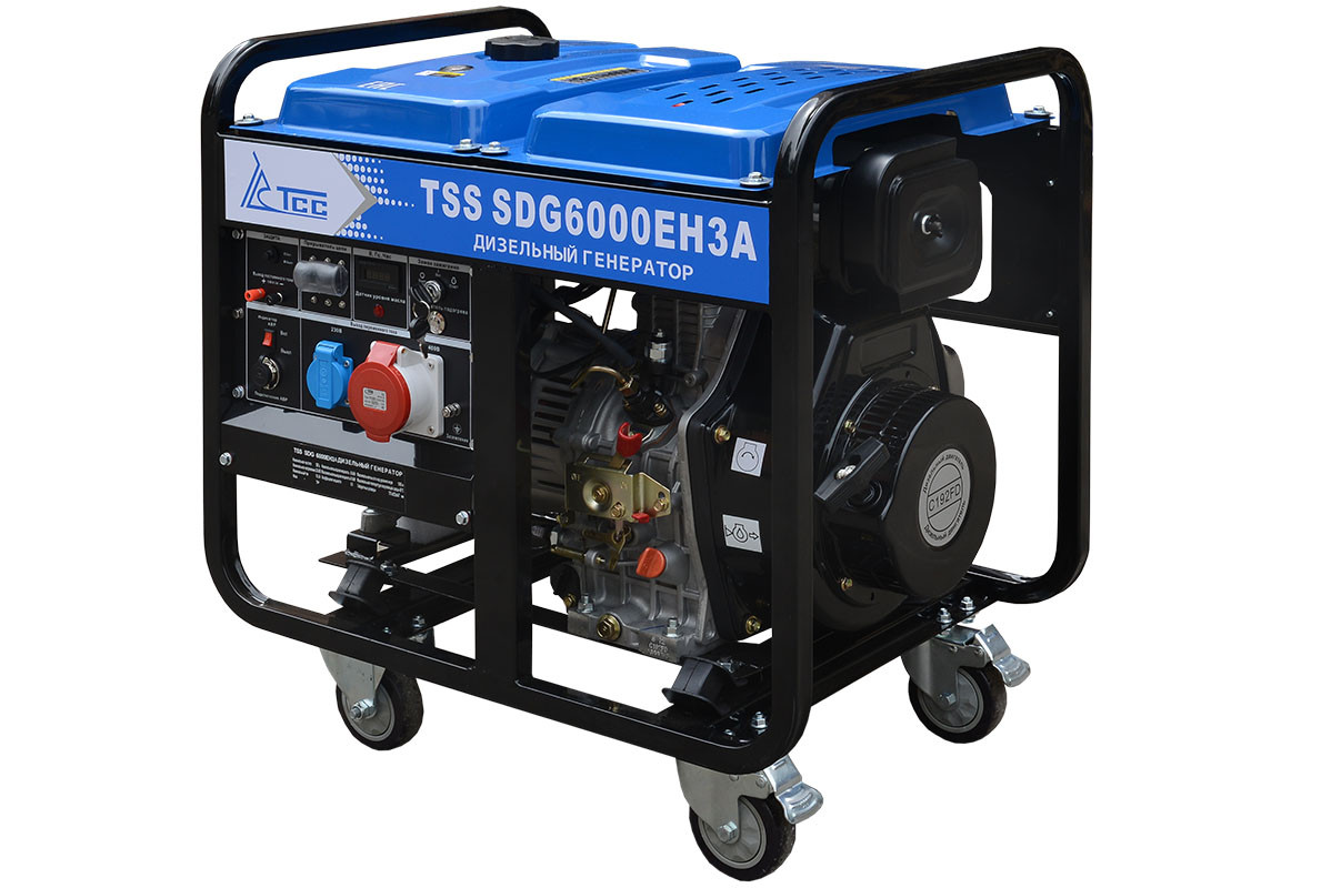 ДИЗЕЛЬ ГЕНЕРАТОР TSS SDG 6000EH3A (6Квт, 380В)