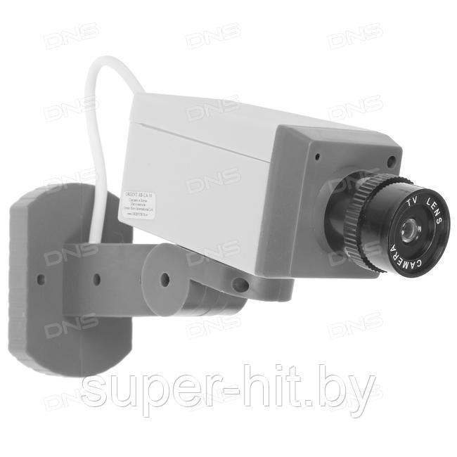 Муляж камеры видеонаблюдения, поворотная с датчиком движения с мигающим красным светодиодом - фото 5 - id-p137817601