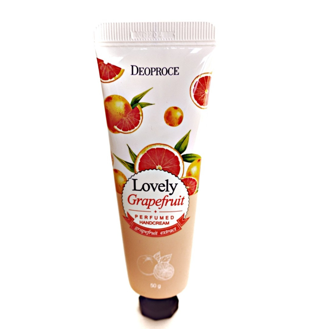 Парфюмированный крем для рук с экстрактом грейпфрута Deoproce Lovely, 50г
