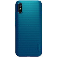 Пластиковый чехол с подставкой Nillkin Super Frosted Shield Синий для Xiaomi Redmi 9i