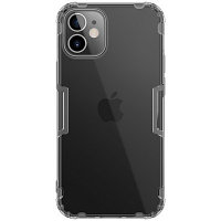 Силиконовый чехол Nillkin Nature TPU Case Серый для Apple iPhone 12