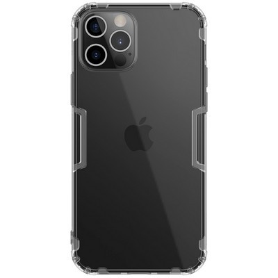 Силиконовый чехол Nillkin Nature TPU Case Серый для Apple iPhone 12 Pro - фото 1 - id-p137823993