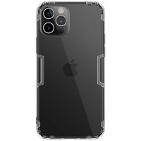 Силиконовый чехол Nillkin Nature TPU Case Серый для Apple iPhone 12 Pro Max