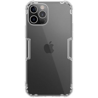 Силиконовый чехол Nillkin Nature TPU Case Прозрачный для Apple iPhone 12 Pro Max - фото 1 - id-p137823997