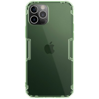 Силиконовый чехол Nillkin Nature TPU Case Зеленый для Apple iPhone 12 Pro Max - фото 1 - id-p137823998