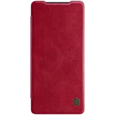 Кожаный чехол Nillkin Qin Leather Case Красный для Samsung Galaxy Note 20 - фото 1 - id-p137824001