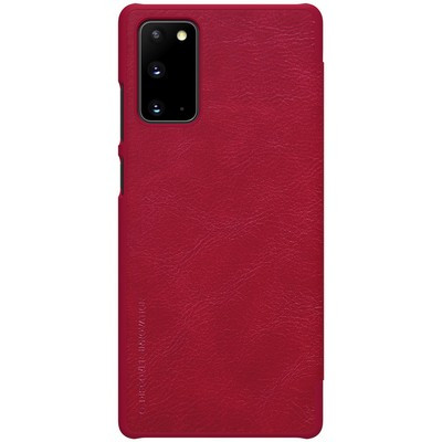 Кожаный чехол Nillkin Qin Leather Case Красный для Samsung Galaxy Note 20 - фото 2 - id-p137824001