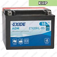 Exide AGM ETX20HL-BS
