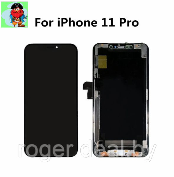 Экран для Apple iPhone 11 Pro с тачскрином, цвет: черный (OLED) - фото 1 - id-p137834927