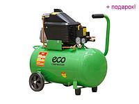 ECO Китай Компрессор ECO AE-501-4 (260 л/мин, 8 атм, коаксиальный, масляный, ресив. 50 л, 220 В, 1.80 кВт)