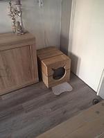 Домик для кошек из массива сосны "Кошкин Дом №36"
