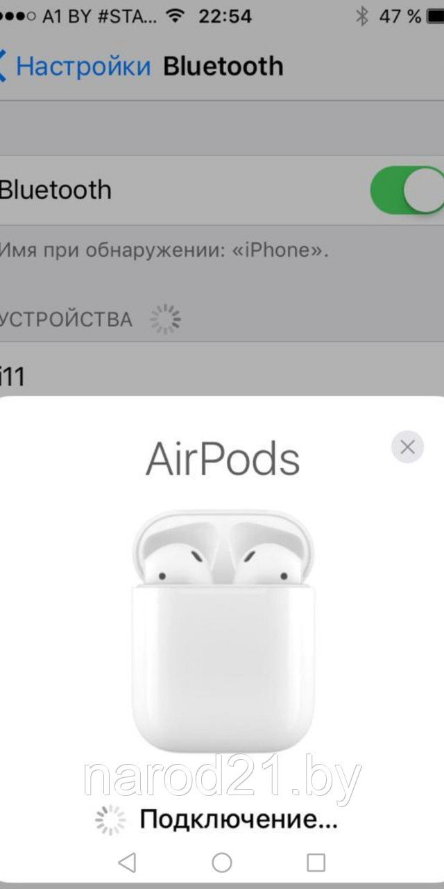 Беспроводные наушники AirPods I11 TWS - фото 2 - id-p106085930