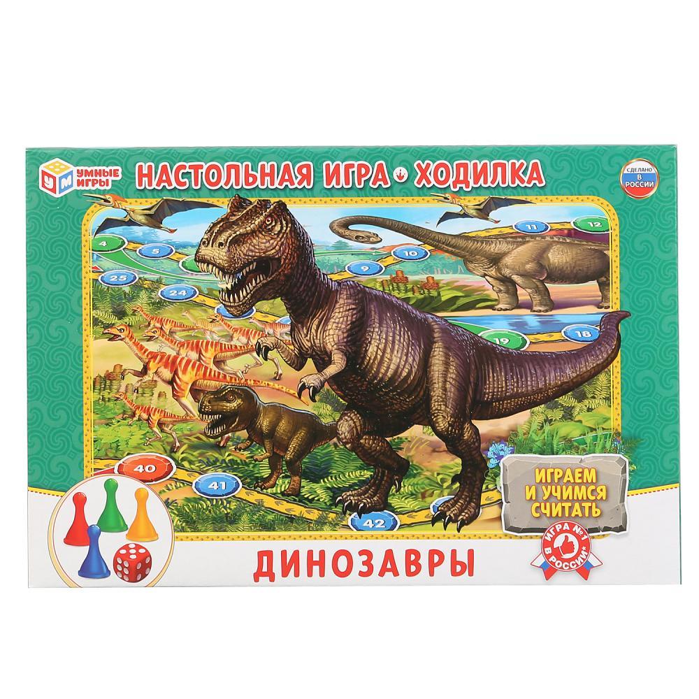 Настольная игра-ходилка "Умные игры" "Динозавры" - фото 1 - id-p137843835