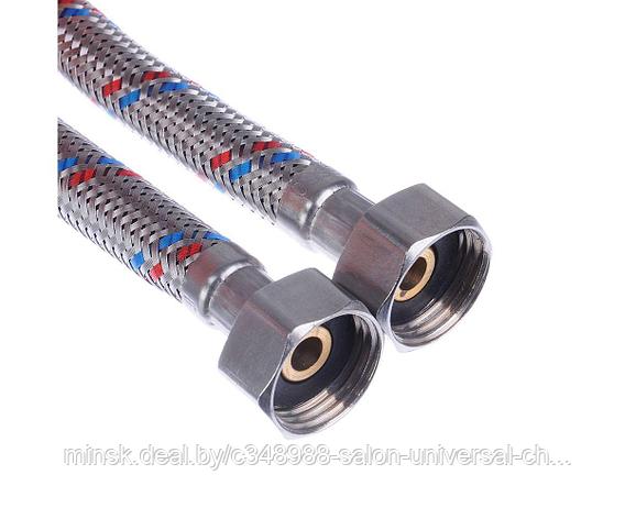 Подводка гибкая для воды гайка 1/2 - гайка 1/2 40см AV Engineering, фото 2