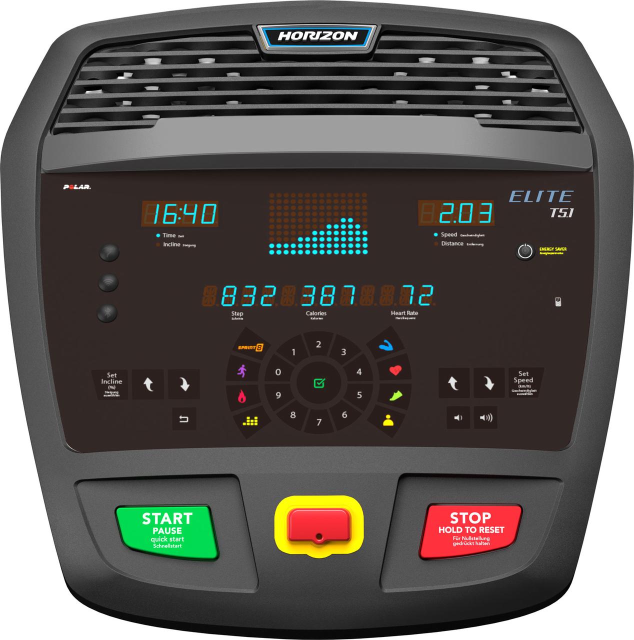 Беговая дорожка Horizon Fitness Elite T5.1 - фото 2 - id-p137887606