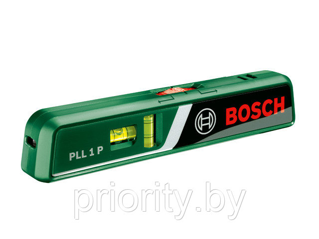 Нивелир лазерный BOSCH PLL 1 P с держателем в блистере (проекция: луч, точка, до 20 м, +/- 10 мм,) - фото 1 - id-p137890641