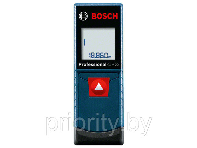 Дальномер лазерный BOSCH GLM 20 в блистере (0.15 - 20 м, +/- 3 мм/м, IP 54)