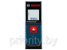 Дальномер лазерный BOSCH GLM 20 в блистере (0.15 - 20 м, +/- 3 мм/м, IP 54)