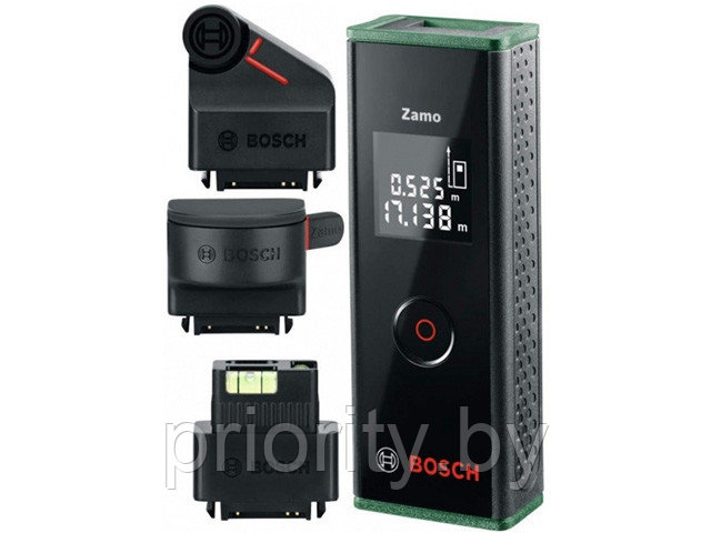 Дальномер лазерный BOSCH Zamo III Set в кор. (0.01 - 20 м, +/- 5 мм/м) - фото 1 - id-p137890691