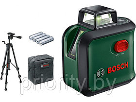 Нивелир лазерный линейный BOSCH Advanced Level 360 Set со штативом в кор. (проекция: крест, до 24 м, +/- 0.40