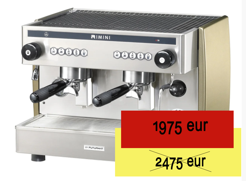 Профессиональная кофемашина RIMINI ELECTRONIC 2 gr.