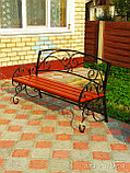 Скамейка уличная металлическая №12, фото 2