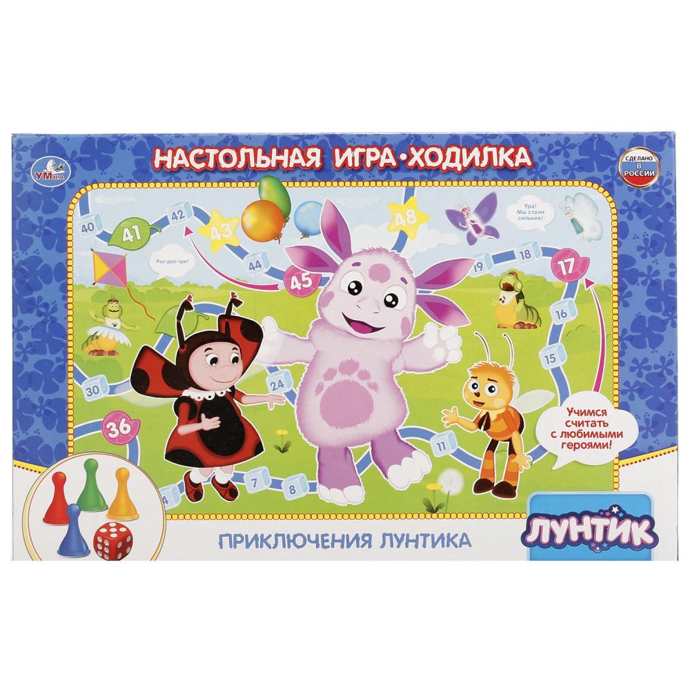 Настольная игра-ходилка "Умные игры" "Приключения Лунтика" - фото 1 - id-p137892264