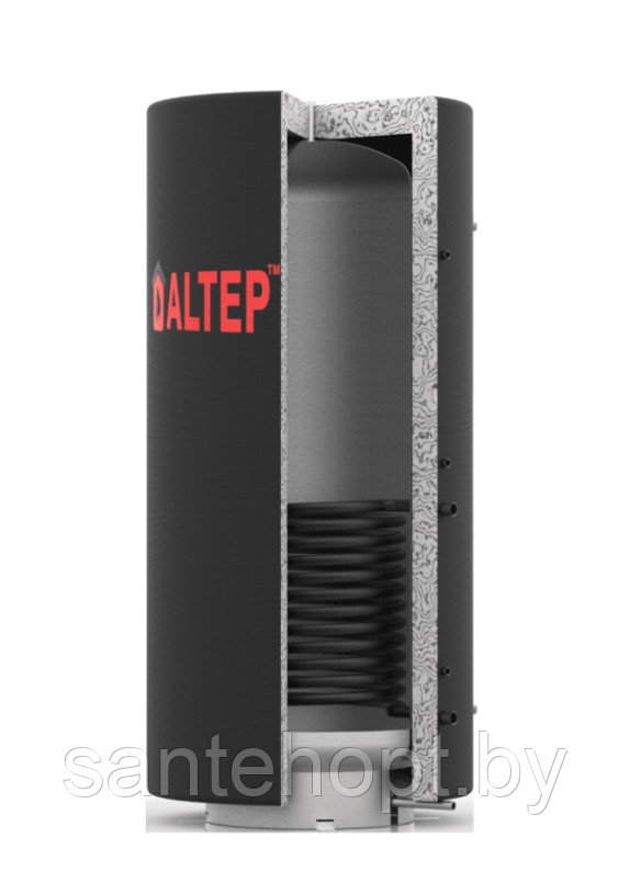 Буферная емкость Altep ТА1 500, один нижний теплообменник, с теплоизоляцией - фото 1 - id-p137896579