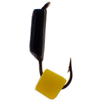 Мормышка вольфрамовая с сырным-кубиком "Столбик" 1.5 мм, 0.3 гр.
