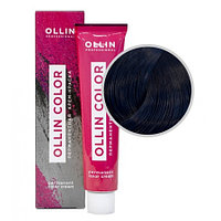 Перманентная крем-краска Ollin Color ТОН - 1/0 иссиня-черный, 100 мл (OLLIN Professional)