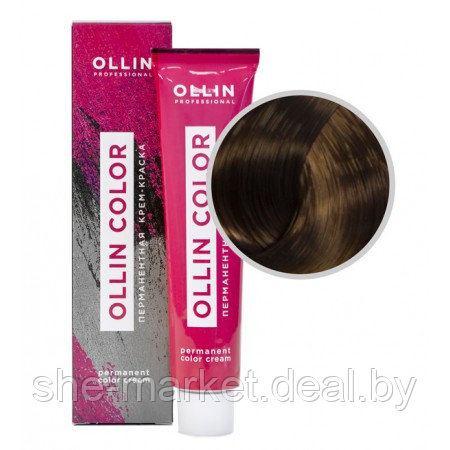 Перманентная крем-краска Ollin Color ТОН - 5/3 светлый шатен золотистый, 100 мл (OLLIN Professional) - фото 1 - id-p137905786