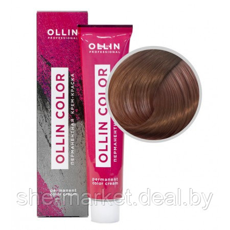 Перманентная крем-краска Ollin Color ТОН - 8/7 светло-русый коричневый, 100 мл (OLLIN Professional) - фото 1 - id-p137905987