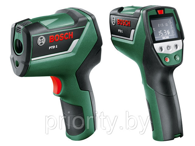 Пирометр BOSCH PTD 1 в блистере (-20-200 °С, оптика 10:1, до 1 м) - фото 1 - id-p137907441