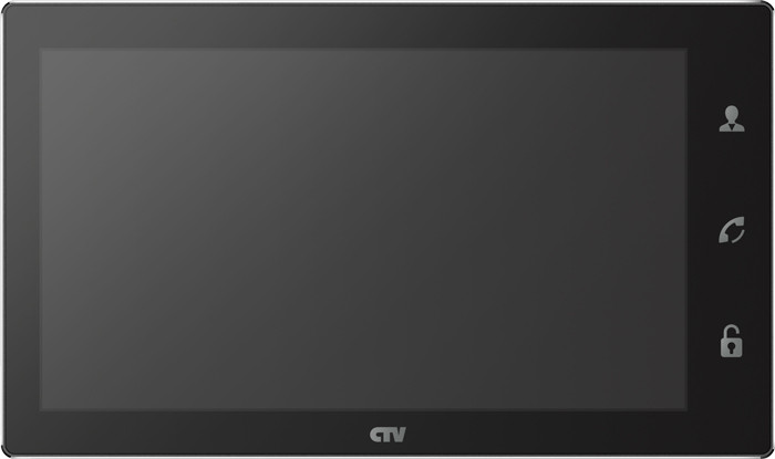 Видеодомофон CTV-M4102 AHD (черный) - фото 1 - id-p137907873