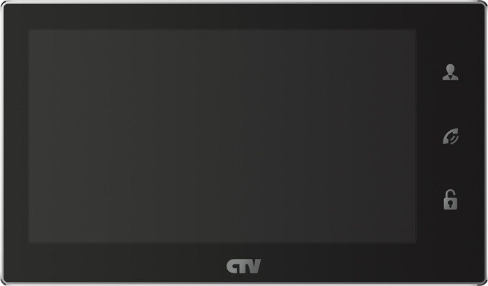 Видеодомофон CTV-M4706AHD (чёрный) - фото 1 - id-p137908193