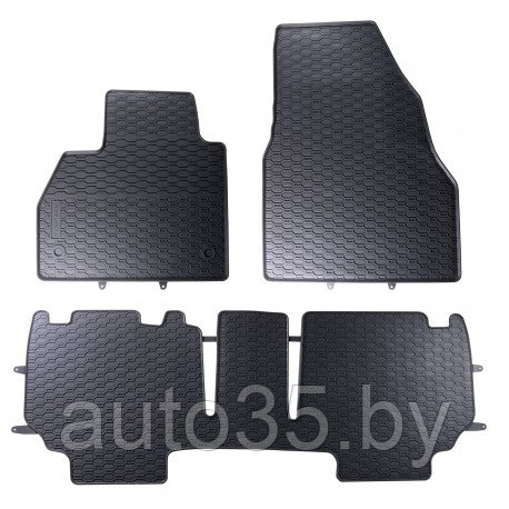Коврики Салонные для  Renault Kangoo II (08-) / MB Citan (12-) (2 ряда)