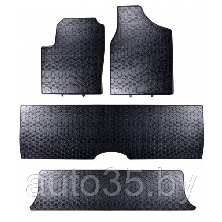 Коврики Салонные для VW Sharan I (95-10) / Ford Galaxy I (95-06) / Seats Alhambra (96-10) (7 мест)