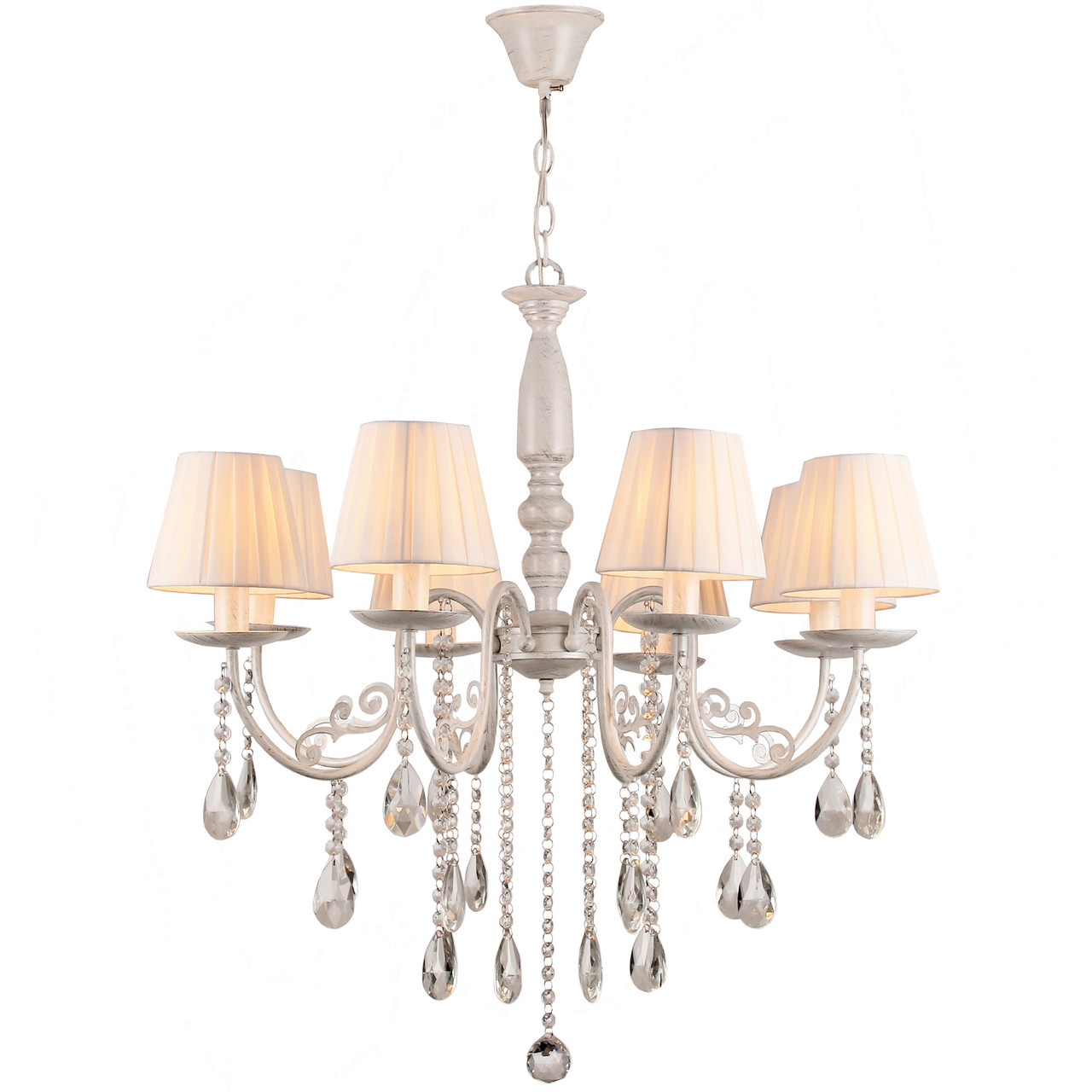 Люстра подвесная WINK N1991/8 WT+CH, E27x8x60W