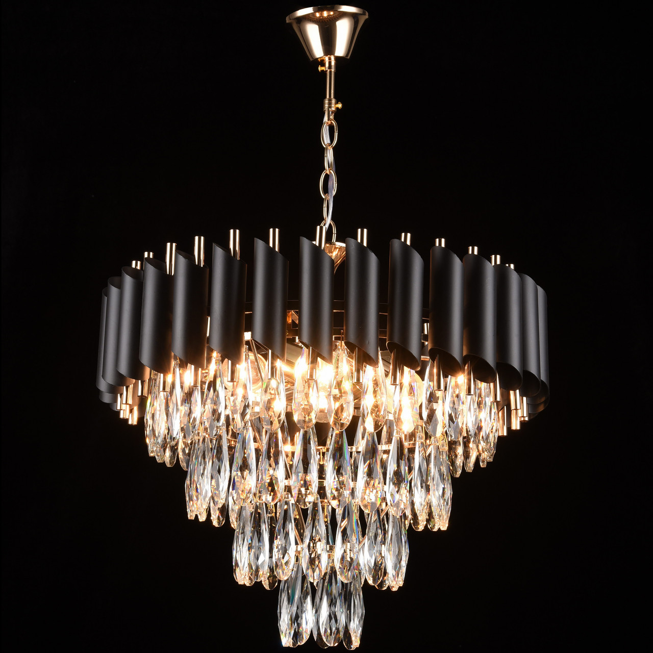 Люстра подвесная WINK E1721/6 FG+BK, E27x6x60W