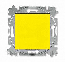 Переключатель перекрёстный одноклавишный ABB Levit жёлтый / дымчатый чёрный - фото 1 - id-p137922792