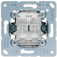 Выключатель 10AX 250V кнопочный сдвоенный (самовозвратный)