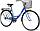 Женский велосипед для города и туризма Aist 28-245 С КОРЗИНОЙ вишневый, фото 2