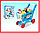 922-09 Игровой набор "Тележка с продуктами", 56 предмет, Shopping Cart, розовая, фото 4