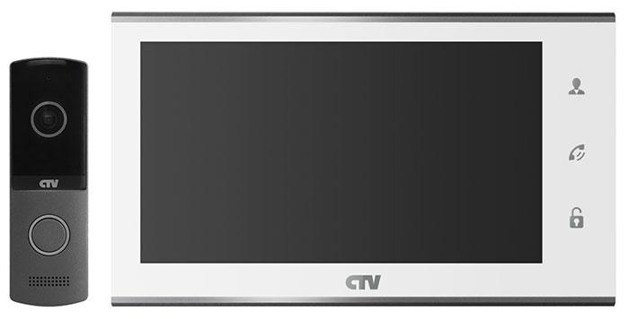 Комплект цветного видеодомофона CTV-DP2702MD (белый)
