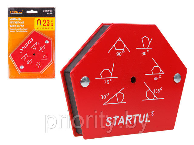 Угольник магнитный для сварки 23кг STARTUL PROFI (ST8520-23) (струбцина магнитная) - фото 1 - id-p137934081