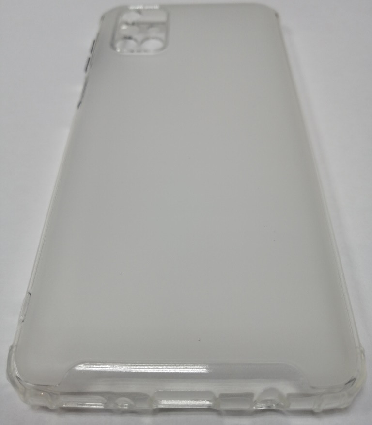 Чехол-накладка JET для Samsung Galaxy M51 (силикон) белый с защитой камеры - фото 3 - id-p137936845