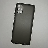 Чехол-накладка JET для Samsung Galaxy M51 (силикон) темно-серый прозрачный с защитой камеры