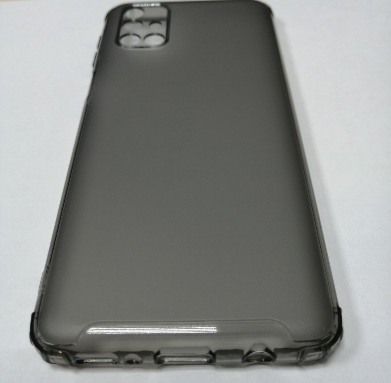 Чехол-накладка JET для Samsung Galaxy M51 (силикон) темно-серый с защитой камеры - фото 3 - id-p137936861