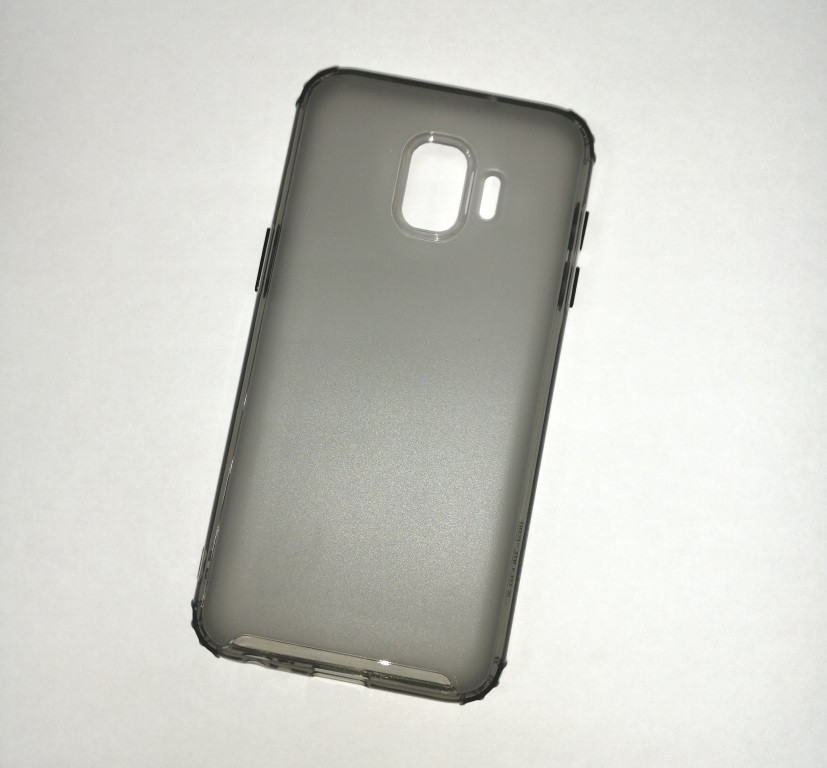 Чехол-накладка JET для Samsung Galaxy J2 Core SM-J260 (силикон) темно-серый усиленный