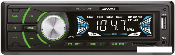 USB-магнитола Swat MEX-1033UBG, фото 2